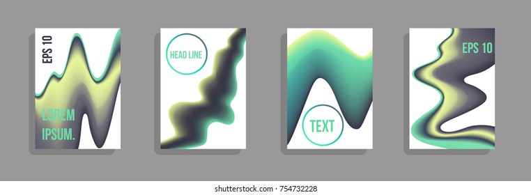 Minimum vector coverage. A set of modern abstract covers. Future futuristic template with abstract shapes for banner design, poster, notebook, book.Eps10.