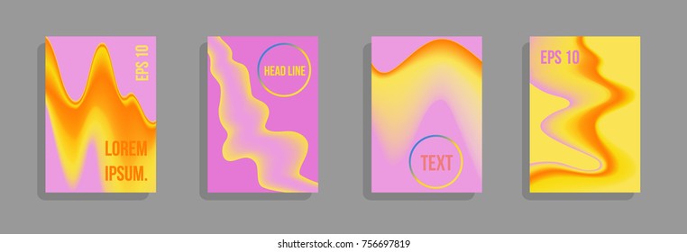 Minimum vector coverage. A set of modern abstract covers. Future futuristic template with abstract shapes for banner design, poster, notebook, book.Eps10.