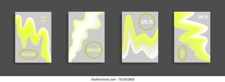 Minimum vector coverage. A set of modern abstract covers. Future futuristic template with abstract shapes for banner design, poster, notebook, book.Eps10.