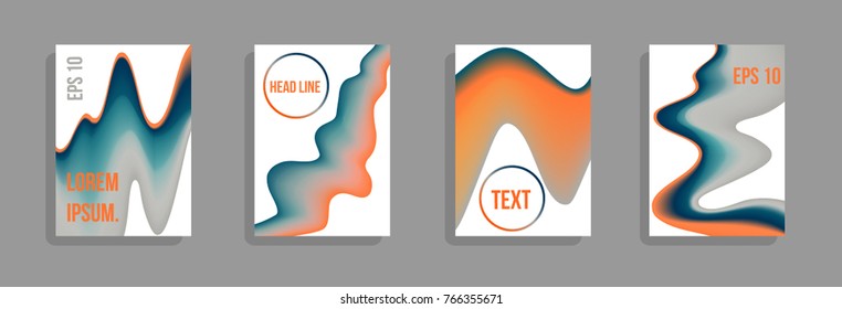 Minimum vector coverage.
A set of modern abstract covers. A bright emblem, symbol or composition. Future futuristic template for banner design, poster, notebook, book.Eps10.
