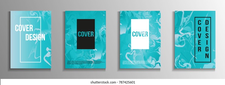 Minimum vector coverage. A set of modern abstract covers. Rich design VIP. Future futuristic template with abstract current forms for banner design, poster, booklet, report, magazine.