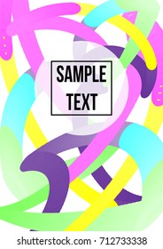 Minimum vector coverage.Modern abstract cover A4. A bright emblem, symbol or composition. Future futuristic template for banner design, poster, notebook, book.Eps10.