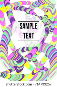 Minimum vector coverage.Modern abstract cover A4. A bright emblem, symbol or composition. Future futuristic template for banner design, poster, notebook, book.Eps10.