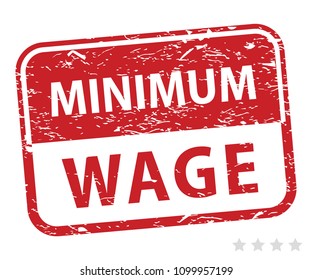 Minimum Wage Rubber Stamp