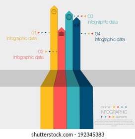 Mininal infographic design-EPS10