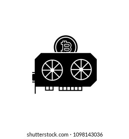 mining bitcoin icon. Element of Crypto currency icon for mobile concept and web apps. Detailed mining bitcoin icon can be used for web and mobile. Premium icon