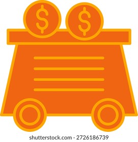 Mining Cart Icon For Your Project