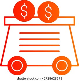 Mining Cart Icon For Your Project