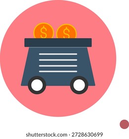 Mining Cart Icon For Your Project