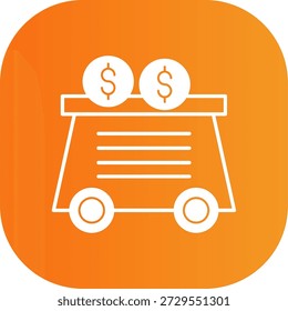 Mining Cart Icon For Your Project