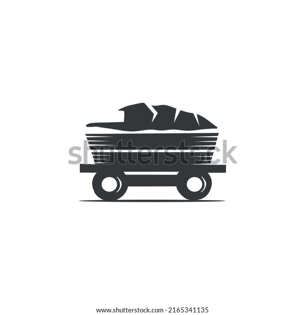 mining cart, mining search\
logo