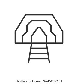 Mining Cave Icon Sign Symbol 