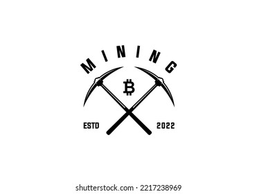 MINING CONSTRUCTION LOGO DESIGN VECTOR