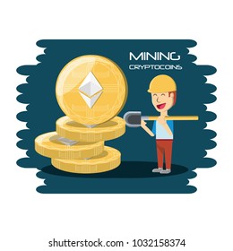 Mining cryptocoins design