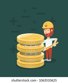 Mining cryptocurrency design