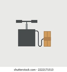 dinamita de detonador de minería de datos