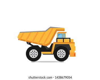 Truck Vector Dump Truck Dump Truck Stock Vector (Royalty Free) 713150353