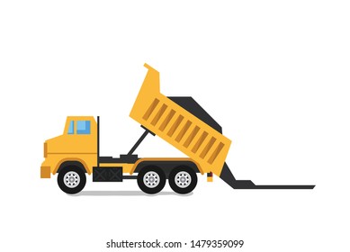 Mining Dumper Truck (Yellow Mining Dumper Truck)