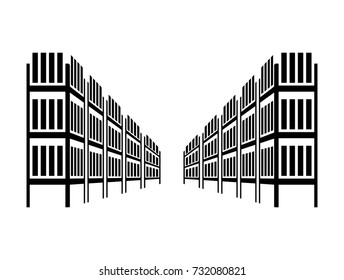 Mining farm. Extraction of Cryptocurrency. Stand gpu. Technology for obtaining bitcoin and etherium. data center. Vector illustration