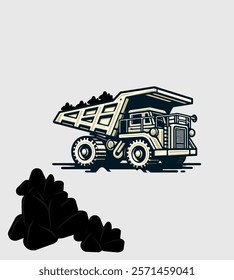 mining haul truck, industrial mining equipment