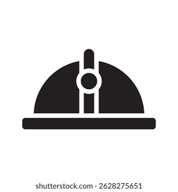 Mining helmet icon. Outline illustration of mining helmet vector icon