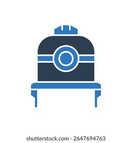 Mining Helmet Icon Sign Symbol