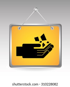 mining icon design, vector illustration eps10 graphic 