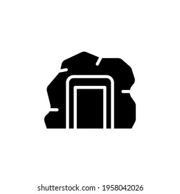 Mining icon in vector. Logotype
