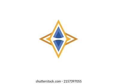 Mining Industry Colored Logo Vector