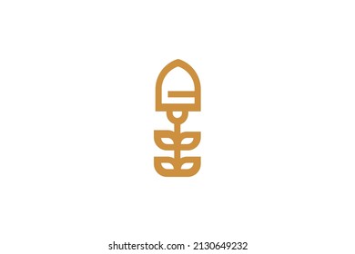 Mining and Industry Monoline Logo