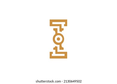 Mining and Industry Monoline Logo