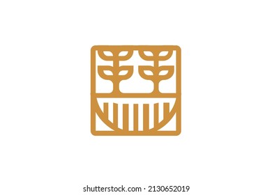 Logotipo de Minería e Industria Monoline