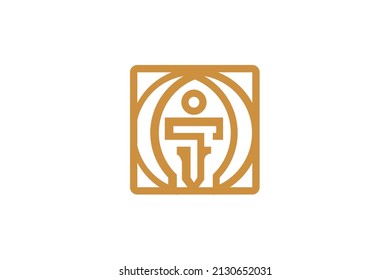 Mining and Industry Monoline Logo