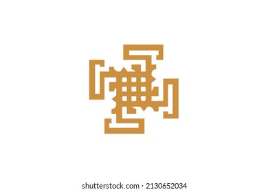 Mining and Industry Monoline Logo