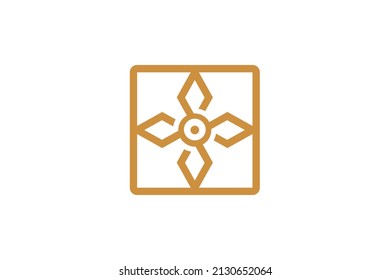Mining and Industry Monoline Logo