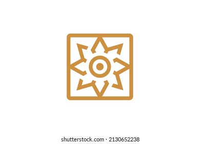 Mining and Industry Monoline Logo