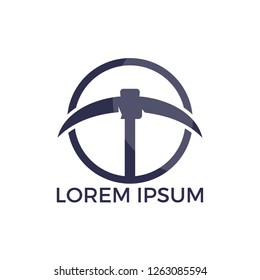 Mining Logo Design. Mining industry logo design template.