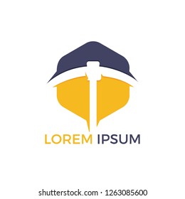 Mining Logo Design. Mining industry logo design template.