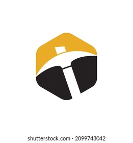 Mining Logo Design. Design-Vorlage für das Bergbaulogo