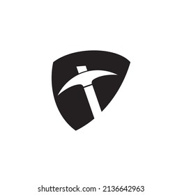 Mining Logo Design. Mining industry logo design template.