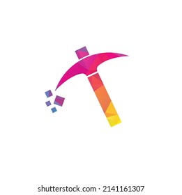 Mining Logo Design. Mining industry logo design template.	