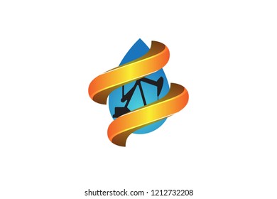mining logo Designs Inspiration Isolated on White Background