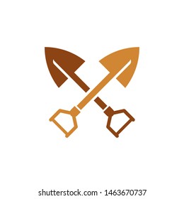 Mining logo template vector icon design