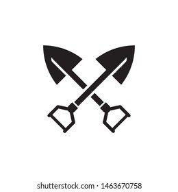 Mining logo template vector icon design