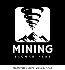 Vetor de logotipo de MINING com arquivo de formato eps.