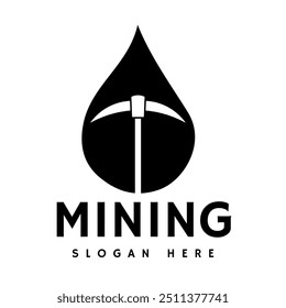 MINING logo vector with eps format file.