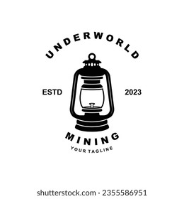 mining logo vector icon illustration design