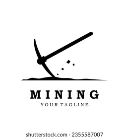 mining logo vector icon illustration design