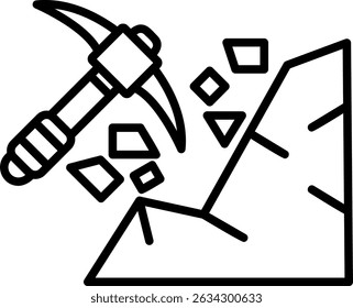 Mining New Creative Icon Design Vektor