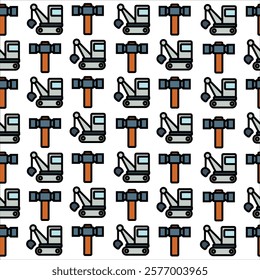 Mining pattern for industrial background